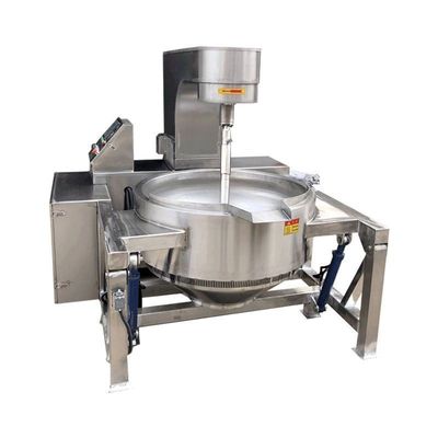 1200*900*900 Timing Device Planetary Gas Cooking Mixer met volledig roestvrij staal