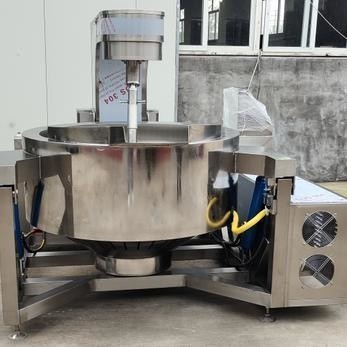 Kookpot met grote capaciteit Automatische groentenverwarmer Industriële vleeskokketel