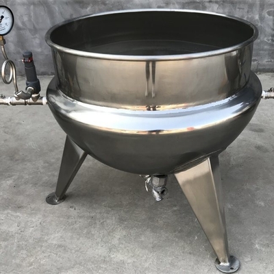Jacketlagen Industriële ketel voor het koken van vlees met grote capaciteit en automatisch mengen