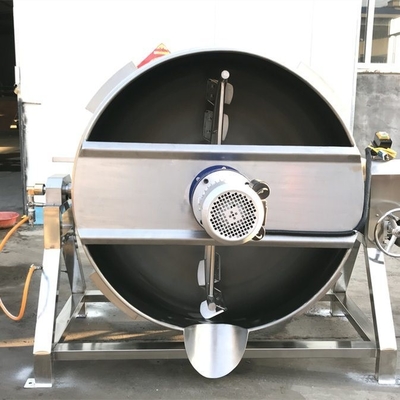 Jacketlagen Industriële ketel voor het koken van vlees met grote capaciteit en automatisch mengen
