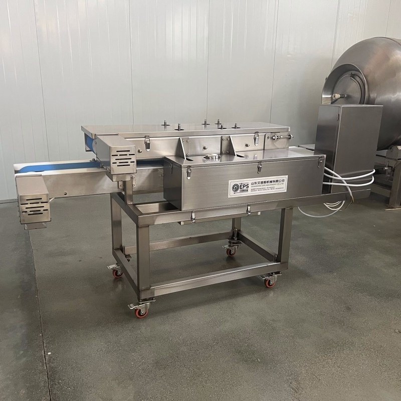Automatische vleessnipper snijmachine voor het snijden van vers vlees in verschillende maten