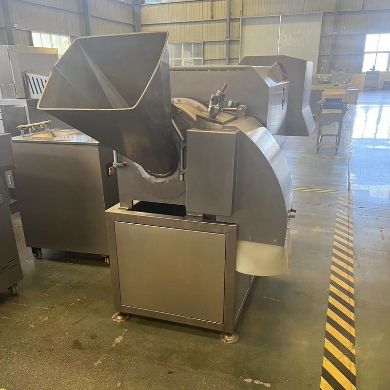 Gepersonaliseerde 3 kW industriële bevroren vleesstrips snijmachine voor uniforme vleesverwerking