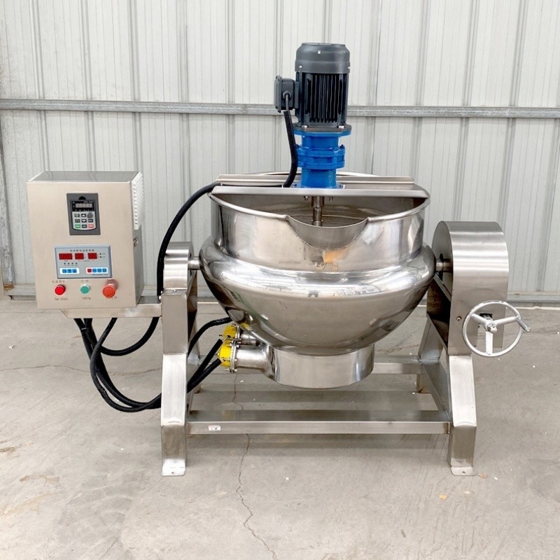 Multi-Claw Stirring Cook Mixer Machine voor het koken met gelaagde lagen en LPG-rooster