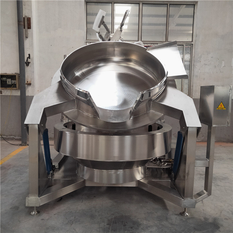 1200*900*900 Automatische Vacuüm Horizontale Stoomjas Verwarming Jam Bonenpasta Kookmixer